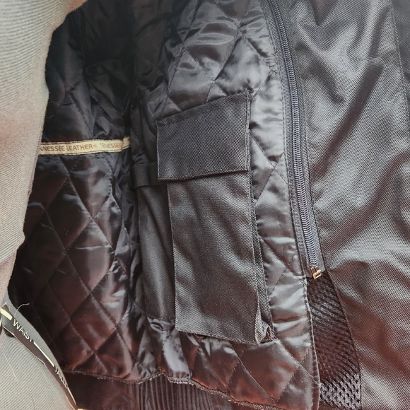 Tennessee Leather Inc Women’s Motorcycle Jacket Medium - Picture 3 of 16